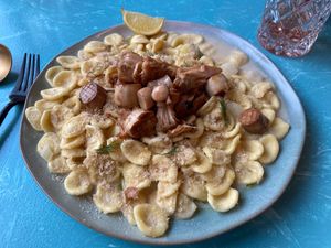 Pasta Meeresfrüchte 2.0 at blattwerk in Freiburg