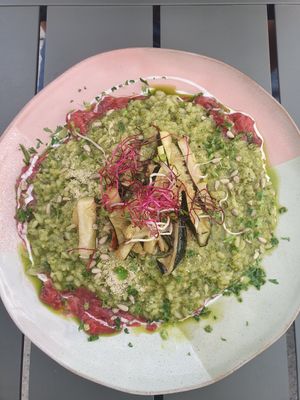 Seasonal risotto at blattwerk in Freiburg