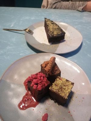 Dessert at blattwerk in Freiburg