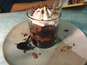 Schwarzwälder im Glas at blattwerk in Freiburg