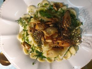 Pasta Meeresfrüchte at blattwerk in Freiburg