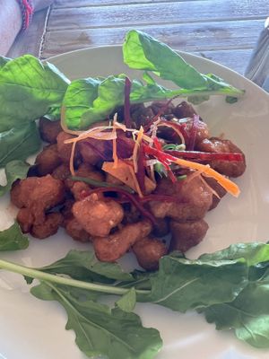 Cauliflower wings   at Hai Bar & Grill in Lembongan