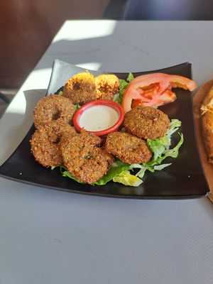 Falfafel at Zahrat Loubnan in Agadir
