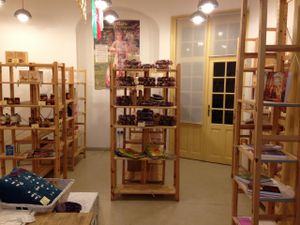 interior at Bacania Kosher in Bucharest