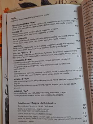  at Bella Italia in Mikolajki