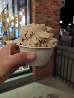 Vegan pb at New City Microcreamery in Sudbury