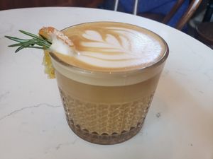 Holiday Special Latte at Rowan Coffee in Asheville