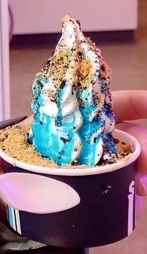 Bubblegum sauce with Oreo & digestive crumb at Swoon  in Cork