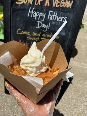 Apple pie nachos  at Sun Of A Vegan in Memphis