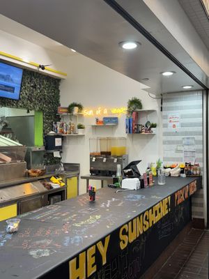 Order counter  at Sun Of A Vegan in Memphis