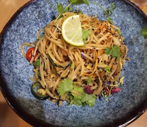 Asian style stir fry at Côté Resto in Honfleur