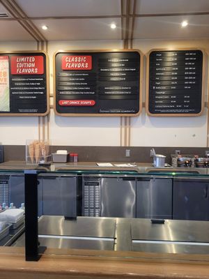Menu at Salt & Straw in Los Angeles