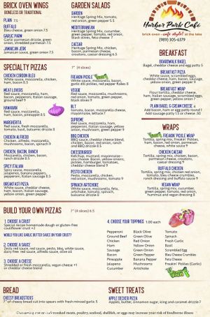   at Harbor Park Cafe in East Tawas