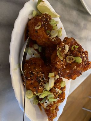 KFC - Korean fried cauliflower   at Espécie in Porto