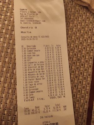 Bill at Espécie in Porto