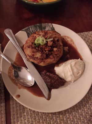 Moqueca de quiabo at Espécie in Porto