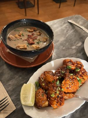 soup and KFC #Veganuary at Espécie in Porto