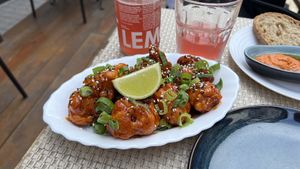 KFC cauliflower wings. Crisp!   at Espécie in Porto