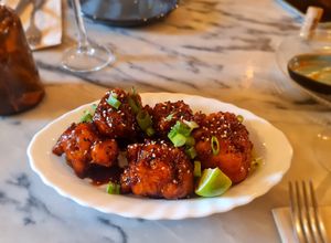 Korean Fried Cauliflower 🌶 at Espécie in Porto