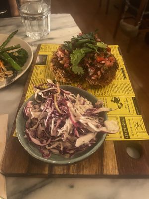 eggplant schnitzel  at Espécie in Porto