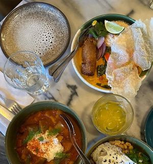 Alggae moqueca and jaca goulash (the best!!) #Veganuary at Espécie in Porto