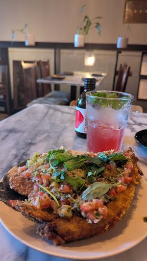 Eggplant Schnitzel at Espécie in Porto