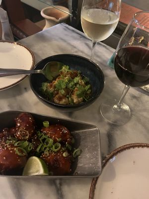 BBQ cauliflower and dumplings  at Espécie in Porto