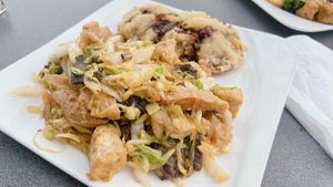 number 6 with vegan duck  at Vegan Gesund in Hannover