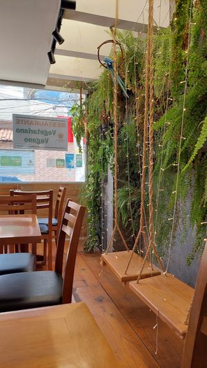 Nice decoration at Edi Sabor Natural in Sao Paulo