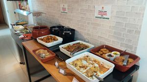 Buffet at Edi Sabor Natural in Sao Paulo