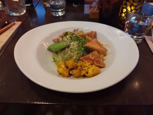 Godess bowl at Steamworks Brewpub in Vancouver