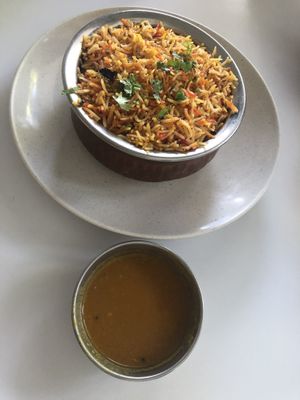 Dum biryani  at The Ganga Cafe @ BANGSAR in Kuala Lumpur
