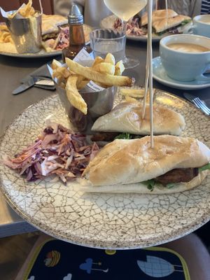 Onion baji baguette   at The Lighthouse in Swansea