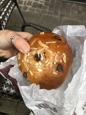 Chocolate bun (1,90€)  at Peter's gute Backstube in Baden Baden