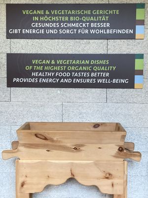 Some vegan and vegetarian options available   at Lumberjack Bio-Bergrestaurant in Kleinarl