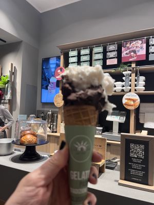   at Gelateria La Romana in Rome