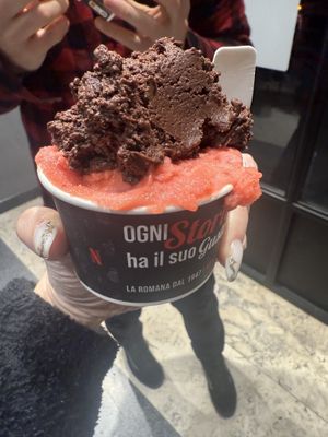   at Gelateria La Romana in Rome