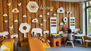   at Cafe Bitīte in Jurmala