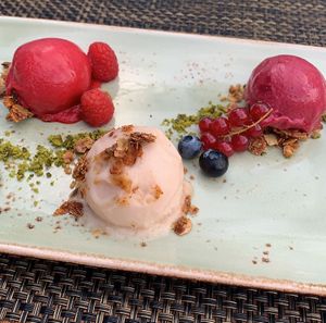 Sorbet  at Restaurant Anne-Sophie in Kuenzelsau