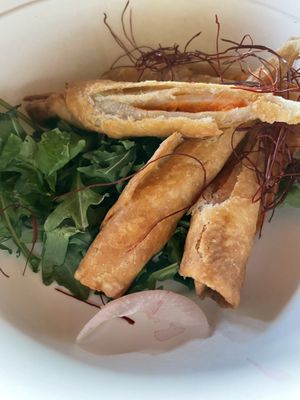 Taquitos at Good Vibes in Huntington Beach