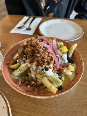 Carne Asada Fries  at Good Vibes in Huntington Beach