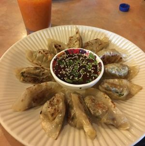 potstickers :D *drool* at Good Vibes in Huntington Beach