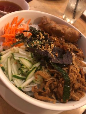 BBQ “Prok” Bowl.  at Good Vibes in Huntington Beach