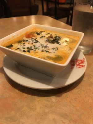 Their “small size” Thai coconut soup   at Good Vibes in Huntington Beach