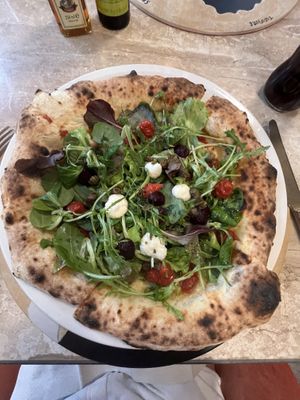 Vegan pizzaa  at Sophia Loren in Florence