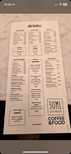   at 30ML Coffee & Food in Ede