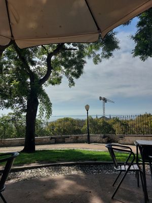 view at Clara Clara Café - Kiosk in Lisbon