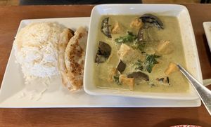 Vegan curry  at Thai Food Connection in Manchester