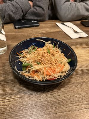 Papaya salad (recommended)  at Thai Food Connection in Manchester