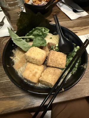 Vegan ramen w tofu   at Thai Food Connection in Manchester
